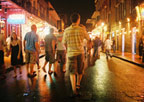 Nothing is quite like the French Quarter at night.